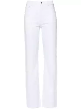 Прямые джинсы средней посадки Fabiana Filippi, белый