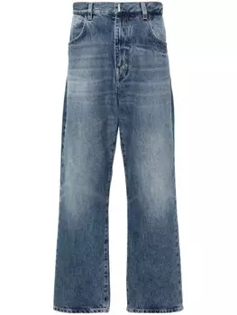 Прямые джинсы средней посадки Givenchy, синий