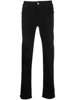 Прямые джинсы средней посадки JACOB COHEN, черный