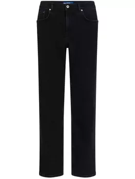 Прямые джинсы средней посадки Karl Lagerfeld Jeans, черный