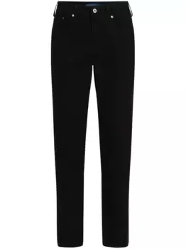 Прямые джинсы средней посадки Karl Lagerfeld Jeans, черный