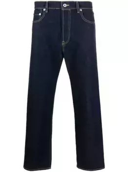Прямые джинсы средней посадки KENZO, синий