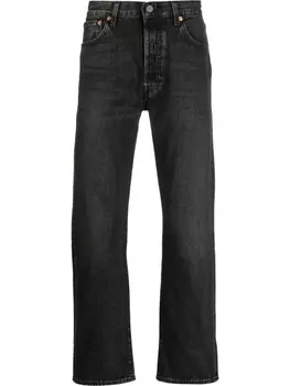 Прямые джинсы средней посадки Levi's, черный