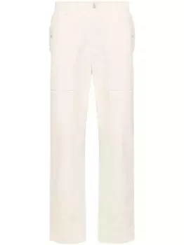 Прямые джинсы средней посадки Maison Kitsun, нейтральный