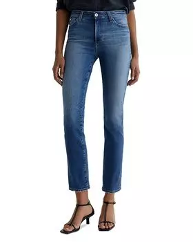 Прямые джинсы средней посадки Oceanside AG, синий