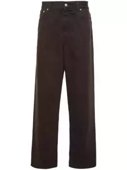 Прямые джинсы средней посадки Sfr, коричневый