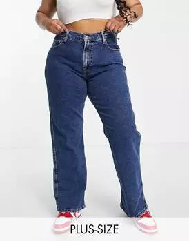 Прямые джинсы средней потертости Tommy Jeans Plus