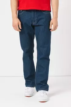 Прямые джинсы стандартной посадки Calvin Klein Jeans, синий