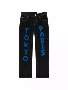 Прямые джинсы Tokyo Paris Kenzo, черный