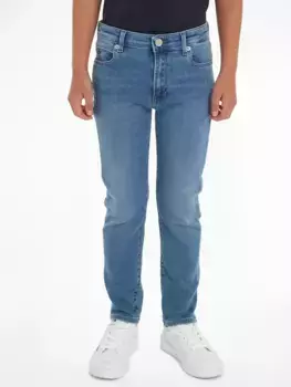 Прямые джинсы Tommy Hilfiger "MODERN STRAIGHT" с вышивкой логотипа, синий