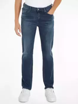 Прямые джинсы Tommy Jeans "RYAN RGLR STRGHT", фасон с 5 карманами, джинсовый