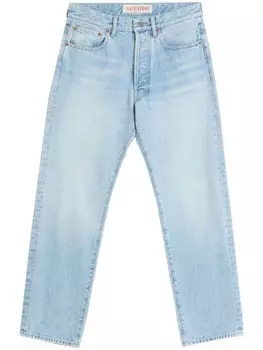 Прямые джинсы Valentino Garavani, синий
