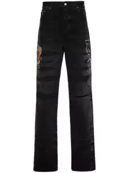 Прямые джинсы Varsity AMIRI, черный