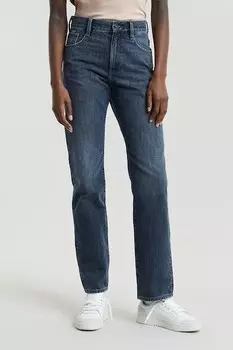 Прямые джинсы Victoria с высокой талией G-STAR, темно-синий