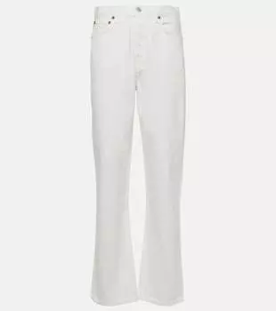 Прямые джинсы в стиле 90-х с узкой талией Agolde, белый