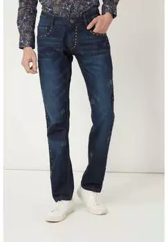 Прямые джинсы WAR WOLF, синий