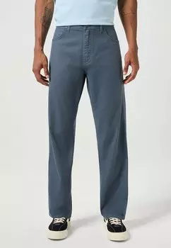 Прямые джинсы Wrangler, синий деним