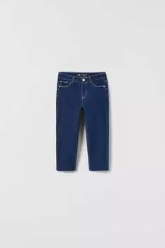 Прямые джинсы ZARA, индиго