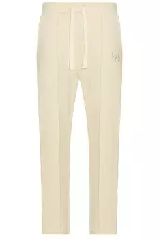 Прямые джоггеры с складками Bound, cream