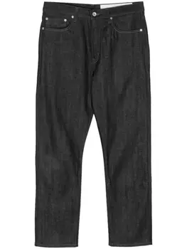 Прямые хлопковые Джинсы Neighbourhood, черный