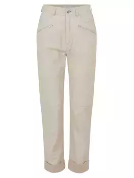 Прямые кожаные брюки Aysel Iro, белый