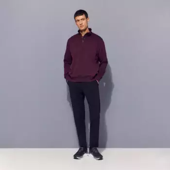 Прямые мужские брюки из вискозы Boomerang в стиле sportcasual, черный