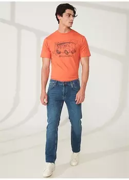 Прямые мужские джинсовые брюки с нормальной талией Lee