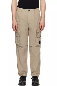 Прямые нейлоновые карго-брюки C.P. Company, хаки