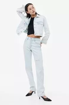 Прямые низкие джинсы H&M