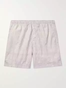 Прямые плавки средней длины с принтом бандана C.P. COMPANY, фиолетовый