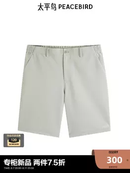 Прямые повседневные брюки Peacebird с вышивкой, светло-зеленый