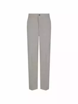 Прямые шерстяные брюки Altea, серый