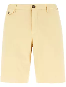 Прямые шорты-бермуды Incotex, желтый