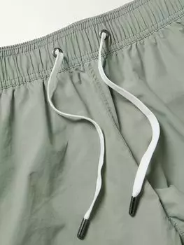 Прямые шорты для плавания средней длины Charles ONIA, зеленый