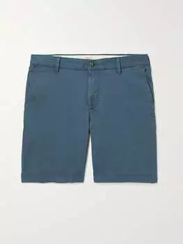 Прямые шорты Island Life из смесового органического хлопка FAHERTY, нави