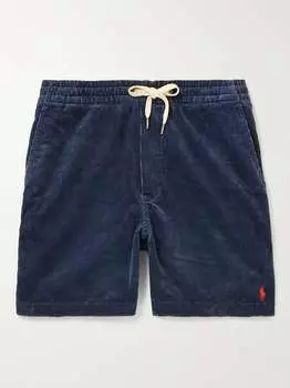 Прямые шорты Prepster из хлопка и вельвета с кулиской POLO RALPH LAUREN, нави