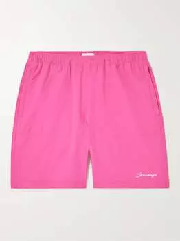 Прямые шорты Tyler из смесового хлопка и рипстопа с кулиской SATURDAYS NYC, розовый