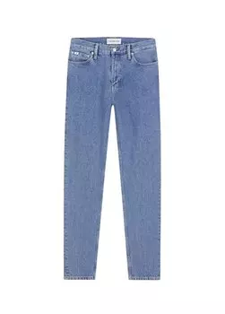 Прямые светло-голубые женские джинсовые брюки с высокой талией J20J2221531AA Calvin Klein Jeans, светло-синий