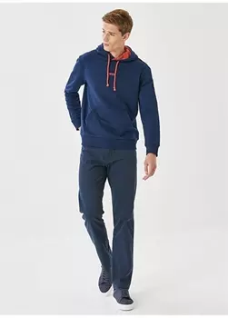 Прямые темно-синие мужские брюки чинос с нормальной талией Wrangler