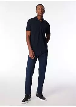 Прямые темно-синие мужские джинсовые брюки с нормальной талией и нормальными штанинами VANY24Y-K U.S. Polo Assn., синий