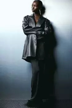 Прямые трикотажные брюки H&M, мультиколор