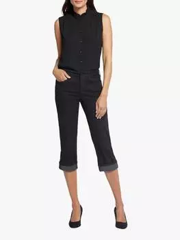 Прямые укороченные джинсы marilyn NYDJ, черный