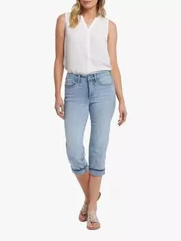 Прямые укороченные джинсы marilyn NYDJ, цвет Santiago Sea