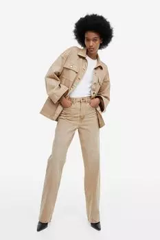 Прямые высокие джинсы 90-х годов H&M