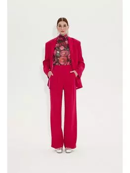 Прямые женские брюки палаццо стандартной посадки HAPPY TO WEAR