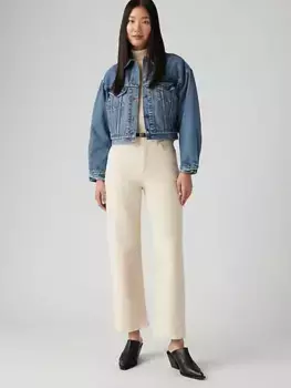 Прямые женские брюки с рельефной лодыжкой Levi's, белый