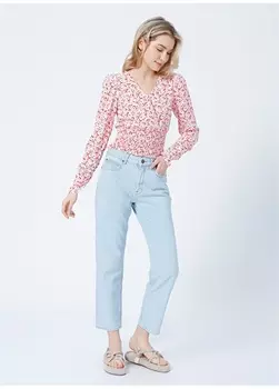 Прямые женские джинсовые брюки с высокой талией Lee