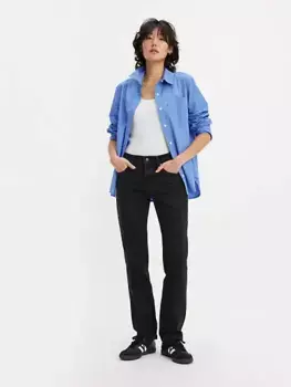 Прямые женские джинсы Middy Levi's, черный
