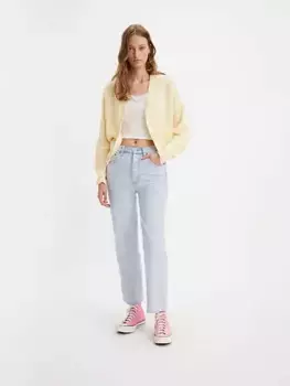 Прямые женские джинсы с эффектом реберной клетки Levi's, цвет Be Frayed - Light Wash