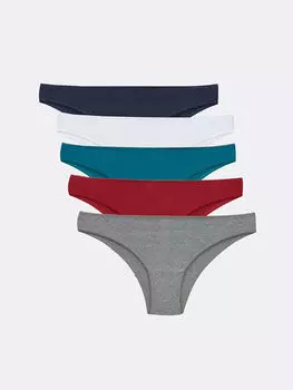 Прямые женские трусики бразилиана, 5 шт. в упаковке LCW Dream